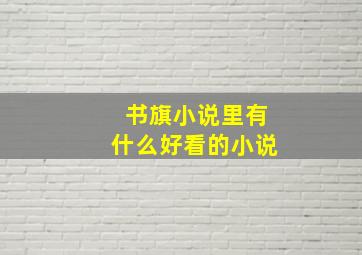 书旗小说里有什么好看的小说