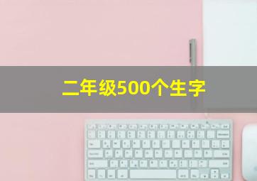 二年级500个生字