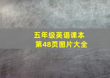 五年级英语课本第48页图片大全