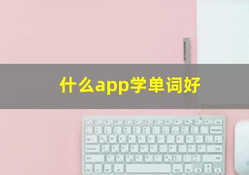 什么app学单词好