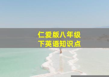 仁爱版八年级下英语知识点