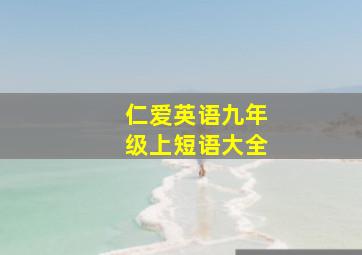 仁爱英语九年级上短语大全