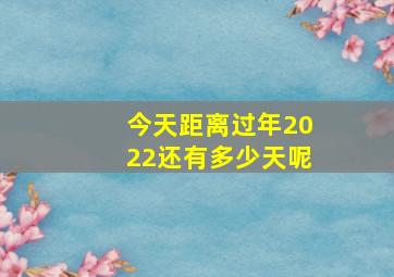 今天距离过年2022还有多少天呢