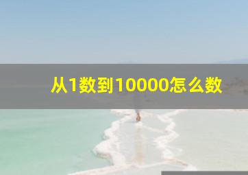 从1数到10000怎么数