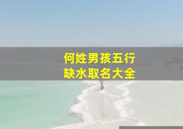 何姓男孩五行缺水取名大全