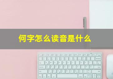 何字怎么读音是什么