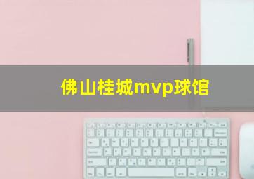 佛山桂城mvp球馆