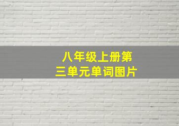 八年级上册第三单元单词图片