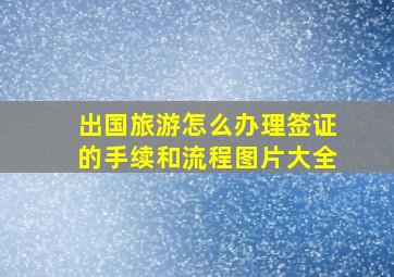 出国旅游怎么办理签证的手续和流程图片大全