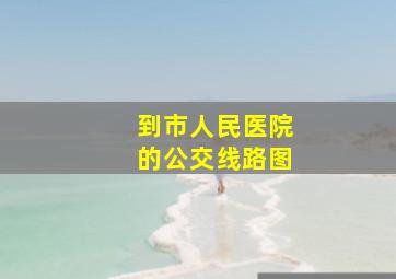 到市人民医院的公交线路图