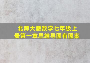 北师大版数学七年级上册第一章思维导图有图案