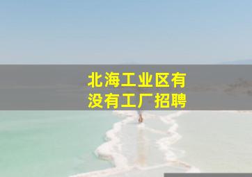 北海工业区有没有工厂招聘