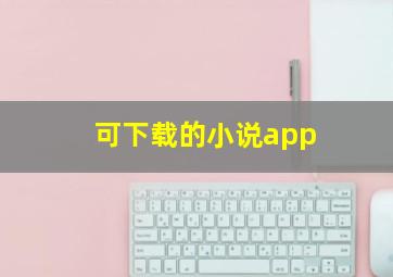 可下载的小说app