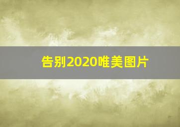 告别2020唯美图片