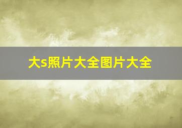 大s照片大全图片大全