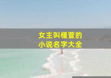 女主叫槿萱的小说名字大全