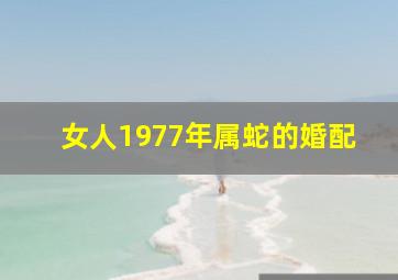 女人1977年属蛇的婚配