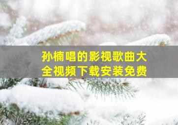 孙楠唱的影视歌曲大全视频下载安装免费