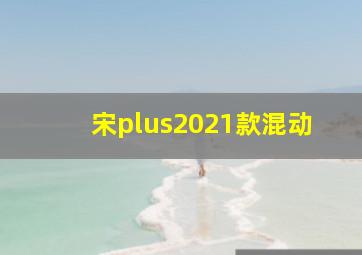 宋plus2021款混动