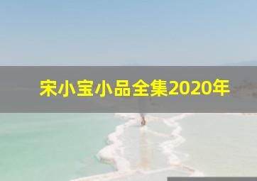 宋小宝小品全集2020年