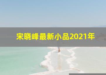 宋晓峰最新小品2021年