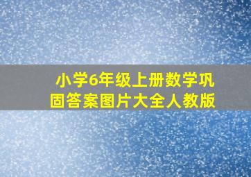 小学6年级上册数学巩固答案图片大全人教版