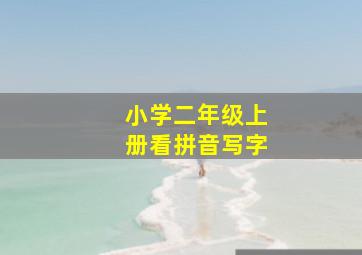 小学二年级上册看拼音写字