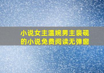 小说女主温婉男主裴砚的小说免费阅读无弹窗