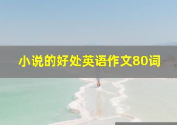 小说的好处英语作文80词