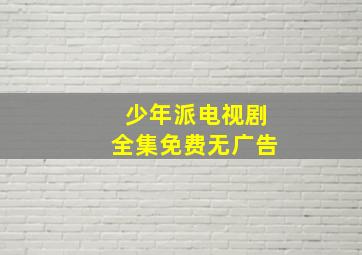 少年派电视剧全集免费无广告