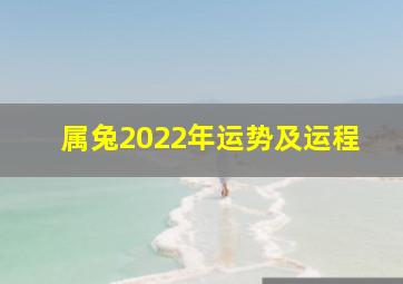 属兔2022年运势及运程