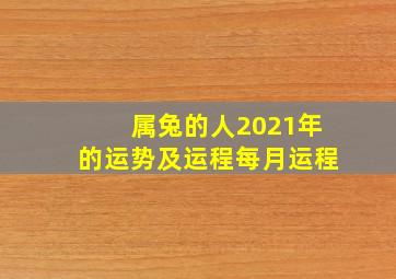 属兔的人2021年的运势及运程每月运程