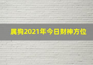 属狗2021年今日财神方位