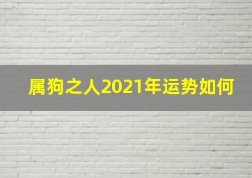 属狗之人2021年运势如何