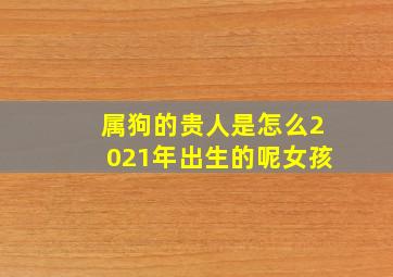 属狗的贵人是怎么2021年出生的呢女孩