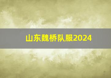 山东魏桥队服2024