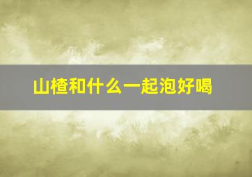 山楂和什么一起泡好喝