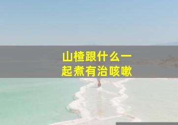 山楂跟什么一起煮有治咳嗽