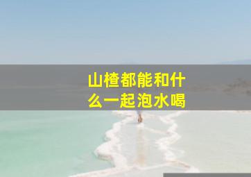 山楂都能和什么一起泡水喝