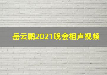 岳云鹏2021晚会相声视频