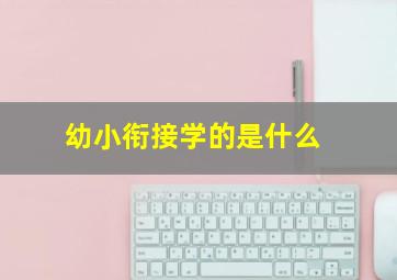 幼小衔接学的是什么