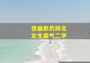 很幽默的网名女生霸气二字