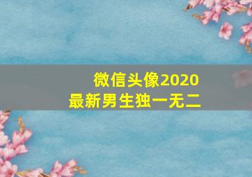 微信头像2020最新男生独一无二