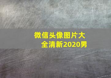 微信头像图片大全清新2020男