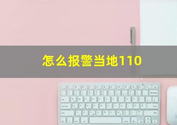 怎么报警当地110