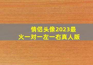 情侣头像2023最火一对一左一右真人版