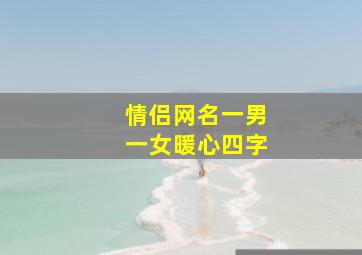 情侣网名一男一女暖心四字