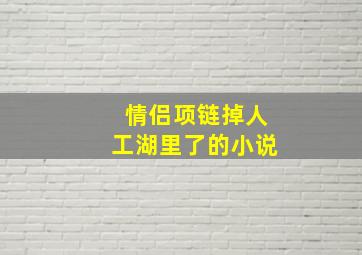 情侣项链掉人工湖里了的小说