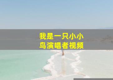 我是一只小小鸟演唱者视频