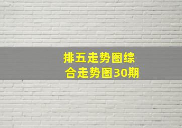 排五走势图综合走势图30期